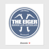 Eiger (Achsen 2) Aufkleber (Blatt)