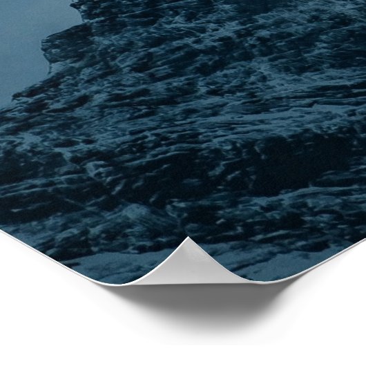 Eiger am Morgen - Schweiz Poster (Ecke)