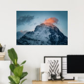 Eiger am Morgen - Schweiz Poster (Heimbüro)