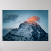 Eiger am Morgen - Schweiz Poster (Vorne)