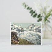 Eiger Glacier, Berner Oberland, Schweiz vinta Postkarte (Stehend Vorderseite)