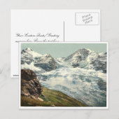 Eiger Glacier, Berner Oberland, Schweiz vinta Postkarte (Vorne/Hinten)