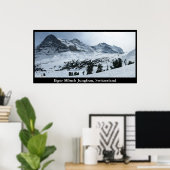 Eiger Mönch Jungfrau, Schweiz Poster (Heimbüro)