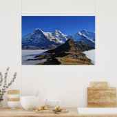 Eiger, Mönch und Jungfrau, Schweiz, Schweiz Poster (Küche)