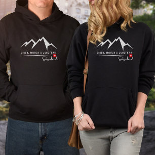 Eiger, Mönch und Jungfrau Trilogie.   Schweizer Al Hoodie