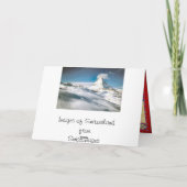 Eiger, Monsch and Jungfrau Feiertagskarte (Rückseite)