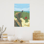 Eiger Nordwand Grindelwald Schweiz Reise Poster (Küche)