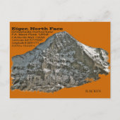 Eiger, North face Postkarte (Vorderseite)