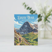 Eiger Schweiz Postkarte (Stehend Vorderseite)