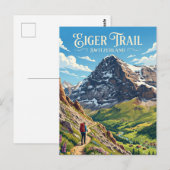 Eiger Schweiz Postkarte (Vorne/Hinten)