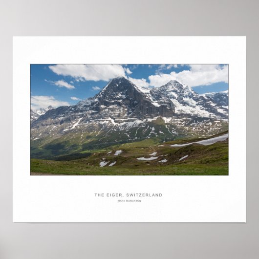 Eiger, Schweiz - Wall Print Poster (Vorne)