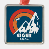 Eiger Sun Eagle Ornament Aus Metall (Vorne)