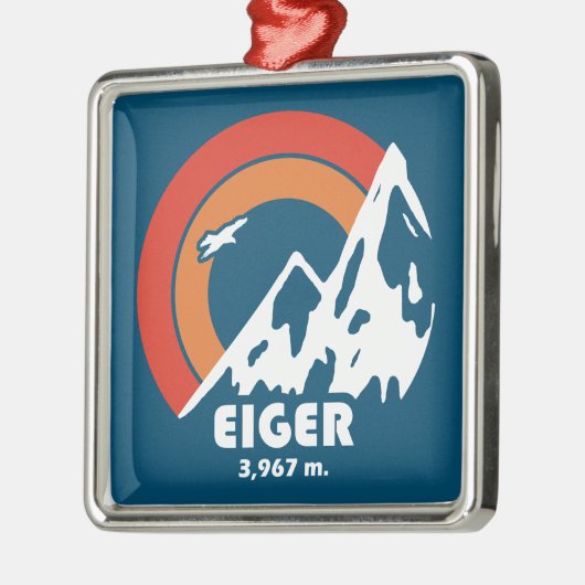 Eiger Sun Eagle Ornament Aus Metall (Links)