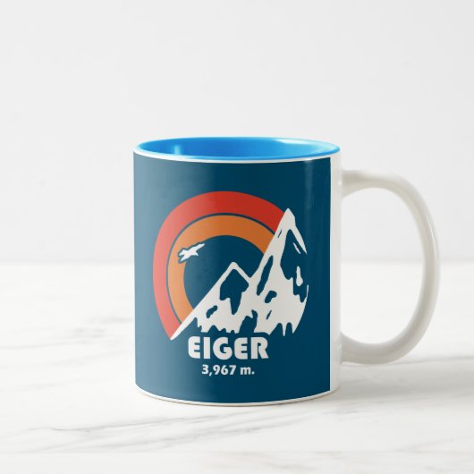 Eiger Sun Eagle Zweifarbige Tasse (Rechts)