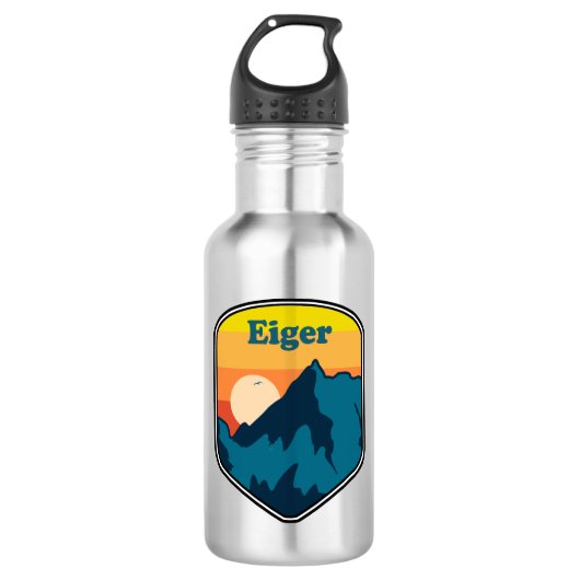 Eiger Sunrise Edelstahlflasche (Vorderseite)