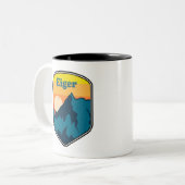 Eiger Sunrise Zweifarbige Tasse (Vorderseite Links)