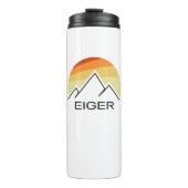 Eiger Switzerland Retro Thermosbecher (Vorderseite)