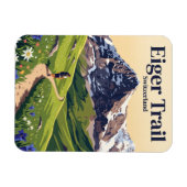Eiger Trail Schweiz Magnet (Horizontal)