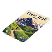 Eiger Trail Schweiz Magnet (Linke Seite)