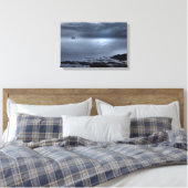 Eigg von Camusdarrach Beach  Leinwanddruck (Insitu (Schlafzimmer))