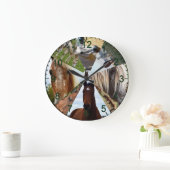 Eight Horse Triangle, Wall Clock Große Wanduhr (Zuhause)