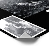 Eight Photo Family Love Quote Poster (Ecke)