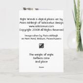 Eight Wands Karte (Rückseite)