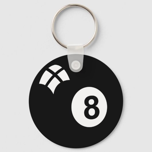 Eightball Schlüsselanhänger (Vorderseite)
