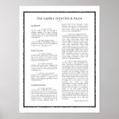 Eightfold Path Poster (Vorne)