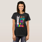 Eighth Grade 100 Days Smarter No Prob Llama Teache T-Shirt (Vorne ganz)