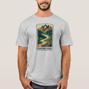 Eightmile River Connecticut Farben T-Shirt