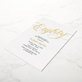 Eighty Birthday Elegant Invitation Foil Invitation Folieneinladung (Gedreht)