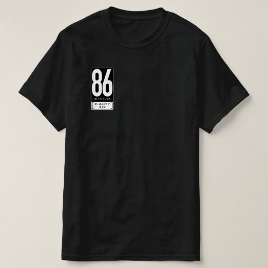 Eighty Six Anime Logo Shirt (Design vorne)