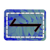 Eihwaz Viking Rune Magnet - Zentrierte Ausdauer! (Horizontal)