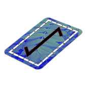 Eihwaz Viking Rune Magnet - Zentrierte Ausdauer! (Linke Seite)