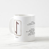 EihwazRune Stone-Tasse Kaffeetasse (Vorderseite Links)