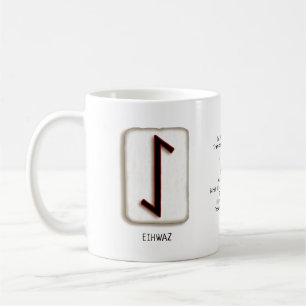 EihwazRune Stone-Tasse Kaffeetasse