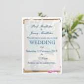 Eilat Beach Israel Scooter Reiseplakat Einladung (Stehend Vorderseite)