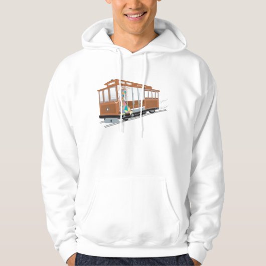 Eildrahtseilbahn Hoodie (Vorderseite)