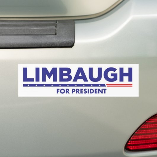 Eile Limbaugh für Präsidenten Autoaufkleber (Auf Auto)