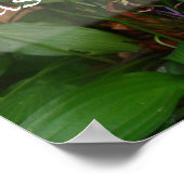 Eile macht Abfalleffizienzplakat Poster (Ecke)