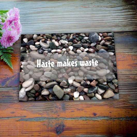 Eile mit Weile Motivationsposter Poster