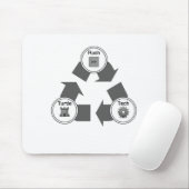 Eile/Schildkröte/Technologie Mousepad (Mit Mouse)