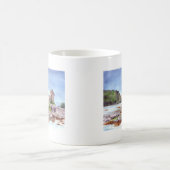 Eilean Donan Burg Wasserfarbene Malereien Kaffeetasse (Mittel)