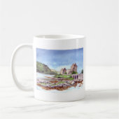 Eilean Donan Burg Wasserfarbene Malereien Kaffeetasse (Links)