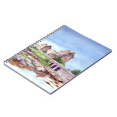 Eilean Donan Burg Wasserfarbene Malereien Notizblock (Linke Seite)