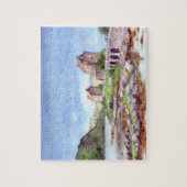 Eilean Donan Burg Wasserfarbene Malereien Puzzle (Vertikal)