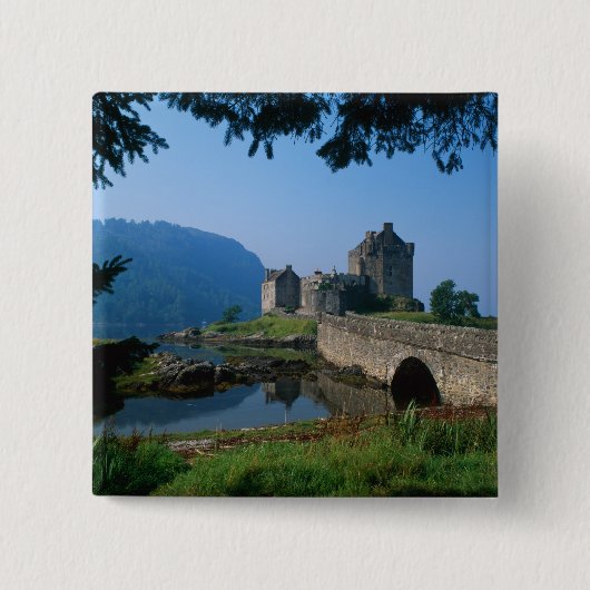 Eilean Donan Castle, Highlands, Schottland 2 Button (Vorderseite)