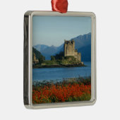 Eilean Donan Castle, Highlands, Schottland 3 Silbernes Ornament (Rechts)