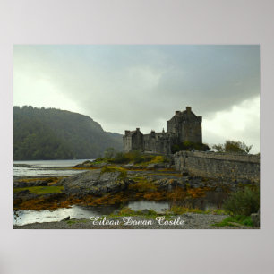 Eilean Donan Castle in Scotland Holiday Poster